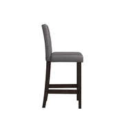 Leon - Bar Table And 4 Bar Stools - Espresso / White - R&R Furniture Gallery (Fountain Valley, CA)