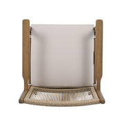 Outdoor Acacia Wood Patio Dining Armchair (Set of 2) - R&R Furniture Gallery (Fountain Valley, CA)