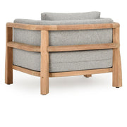 Aston - Outdoor Accent Chair - Natural / Gray - R&R Furniture Gallery (Fountain Valley, CA)