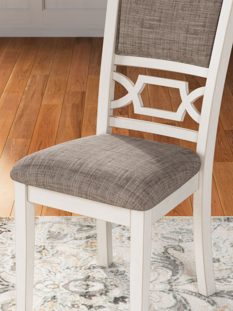 Erinberg - Dining Room Table Set (Set of 6) - Antique White - R&R Furniture Gallery (Fountain Valley, CA)
