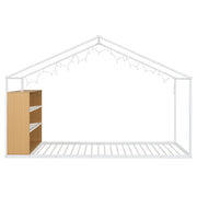 Bed House Frame With Shelves And Lights - R&R Furniture Gallery (Fountain Valley, CA)