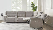 Richland - Modular Power Reclining Sectional With Power Adjustable Headrests - R&R Furniture Gallery (Fountain Valley, CA)