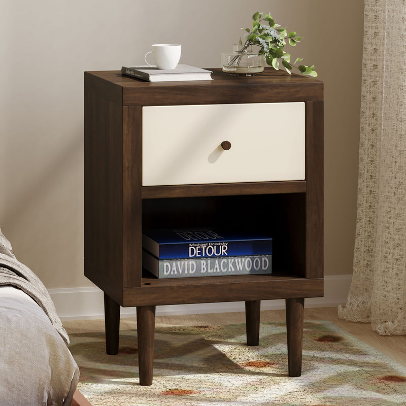Nystrom - Single Drawer Nightstand - R&R Furniture Gallery (Fountain Valley, CA)