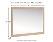 Cielden - Bedroom Mirror - Tan - R&R Furniture Gallery (Fountain Valley, CA)