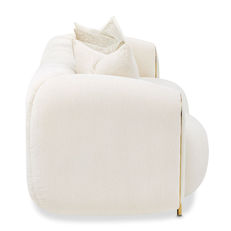 Sassani - Sofa - Crepe / Gold - R&R Furniture Gallery (Fountain Valley, CA)