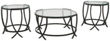 Tarrin - Occasional Table Set (Set of 3) - Black - R&R Furniture Gallery (Fountain Valley, CA)