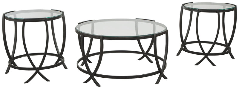 Tarrin - Occasional Table Set (Set of 3) - Black - R&R Furniture Gallery (Fountain Valley, CA)