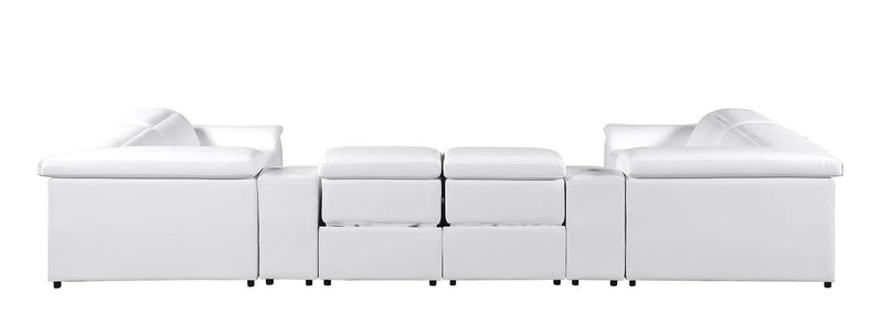 9762 - 8-Piece U-Shaped Sectional Sofa With 4 Power Recliner