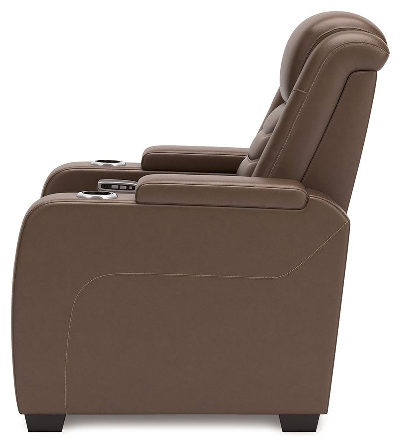High Impact - Power Recliner / Adj Headrest - Tobacco - R&R Furniture Gallery (Fountain Valley, CA)