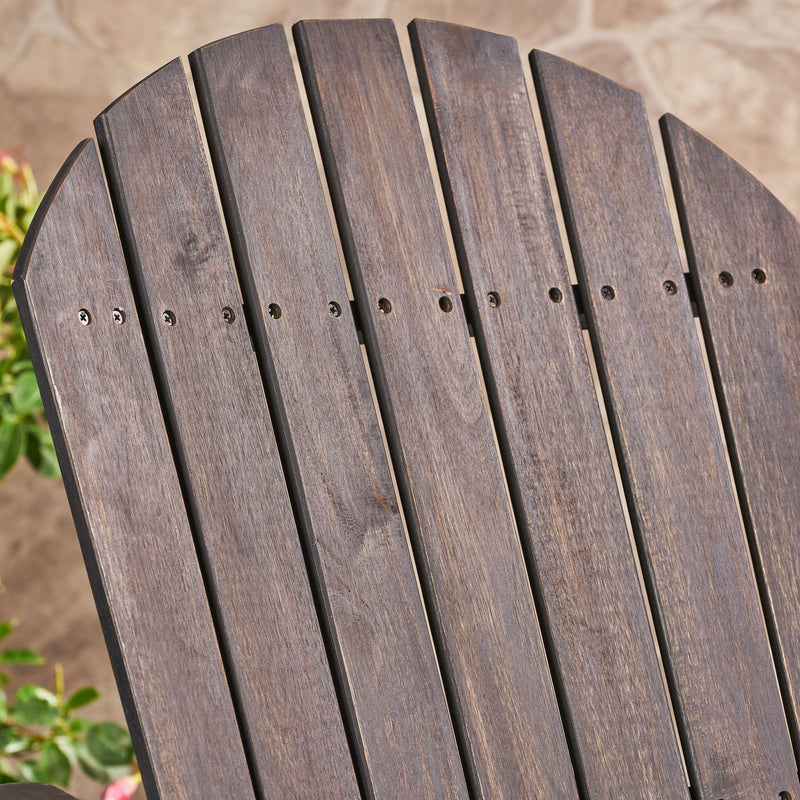 Outdoor Adirondack Rocking Chair With Hand Crafted Details - R&R Furniture Gallery (Fountain Valley, CA)
