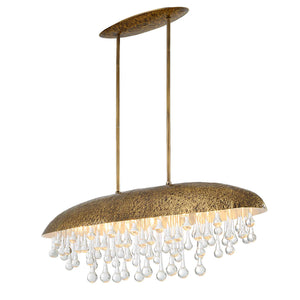 Downpour - 10 Light Pendant - Oval