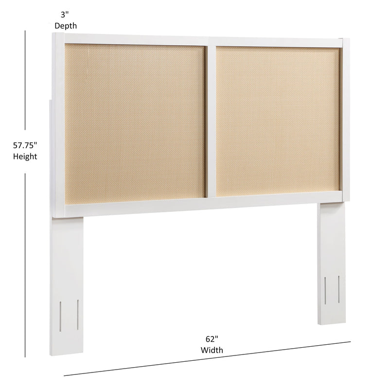 Barkley - Cane Headboard With Adjustable Height - R&R Furniture Gallery (Fountain Valley, CA)