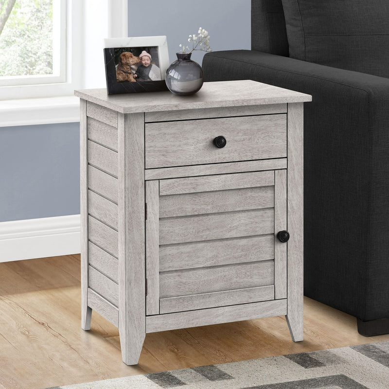 Accent Nightstand, Storage Drawer, Transitional - R&R Furniture Gallery (Fountain Valley, CA)