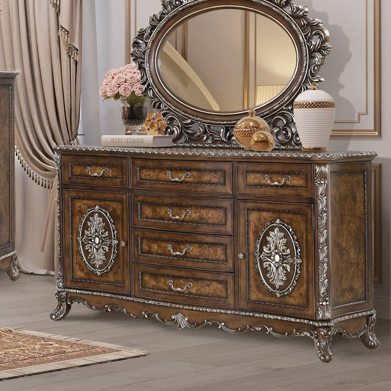 Devany - Dresser - Cherry - R&R Furniture Gallery (Fountain Valley, CA)