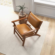 Hendrix - Antique Arm Chair - Brown / Rustic / Tan - R&R Furniture Gallery (Fountain Valley, CA)