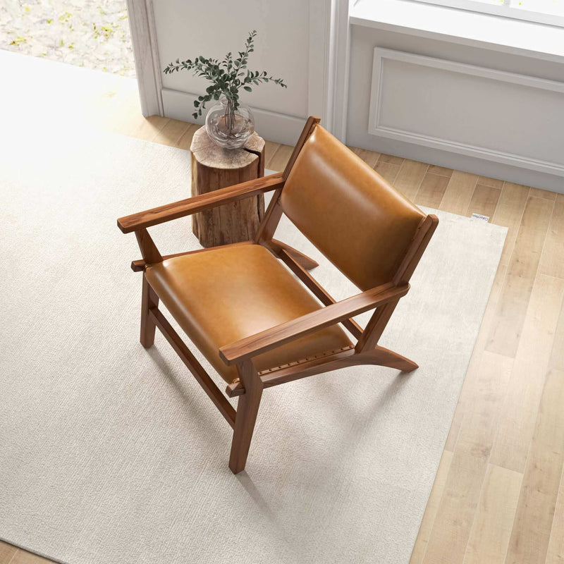 Hendrix - Antique Arm Chair - Brown / Rustic / Tan - R&R Furniture Gallery (Fountain Valley, CA)