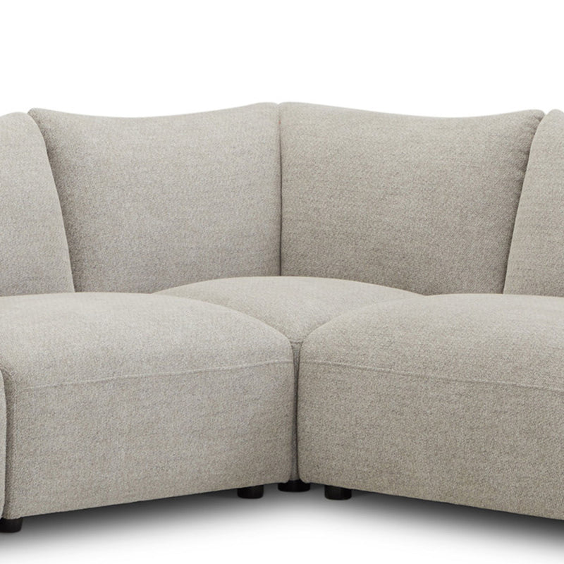 Playful - 6 Piece Modular Sectional - Canes Cobblestone