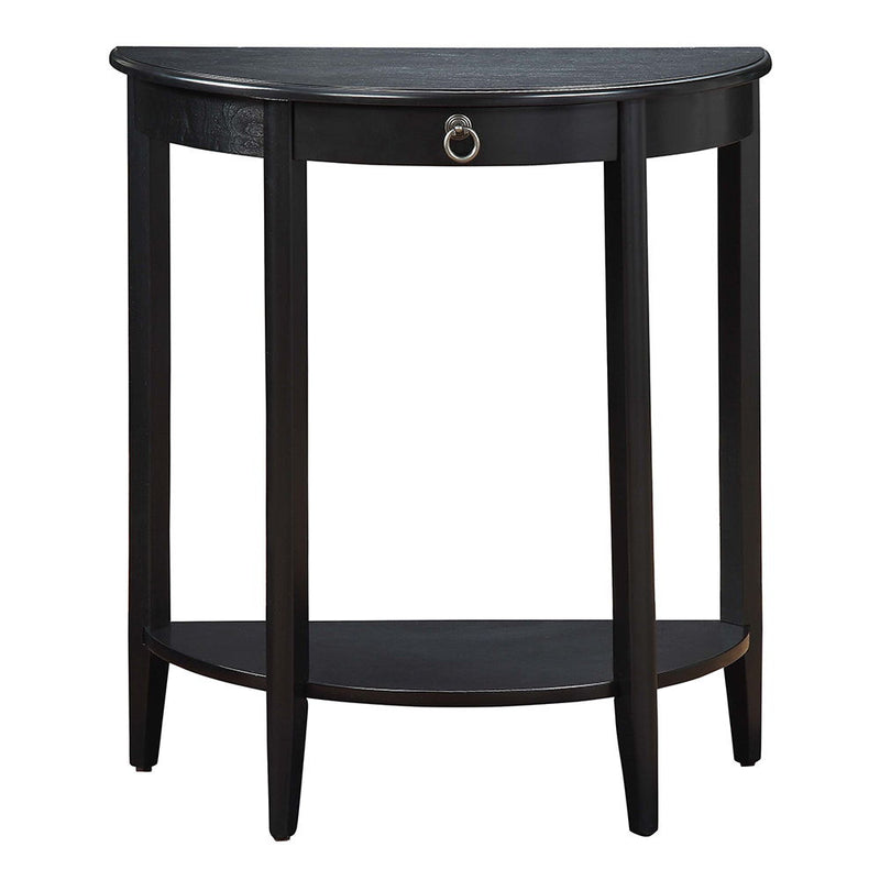 Justino II - Console Table - Black - R&R Furniture Gallery (Fountain Valley, CA)