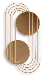 Warrenley - Accent Mirror - Gold Finish - R&R Furniture Gallery (Fountain Valley, CA)