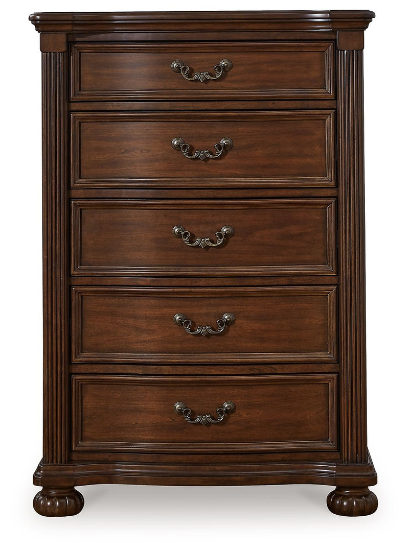 Lavinton - Five Drawer Chest - Brown - R&R Furniture Gallery (Fountain Valley, CA)