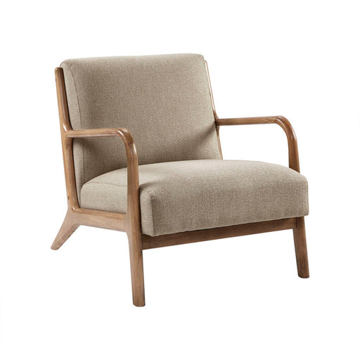 Mid-Century Style Lounge Chair With Upholstered Seat - R&R Furniture Gallery (Fountain Valley, CA)