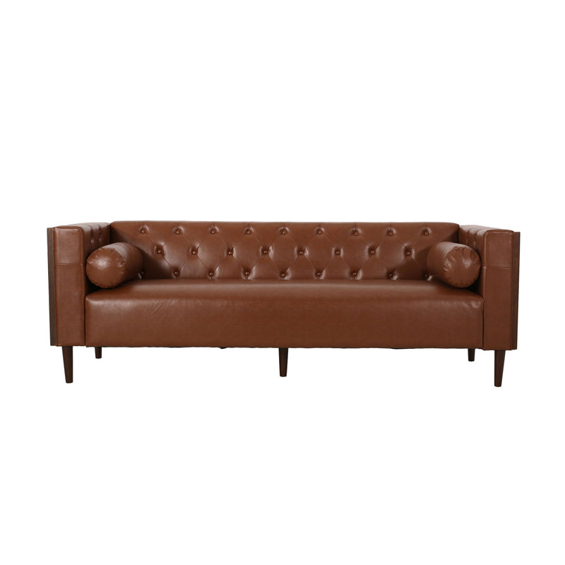 Contemporary 3 Seater Sofa With Tufted Design - R&R Furniture Gallery (Fountain Valley, CA)