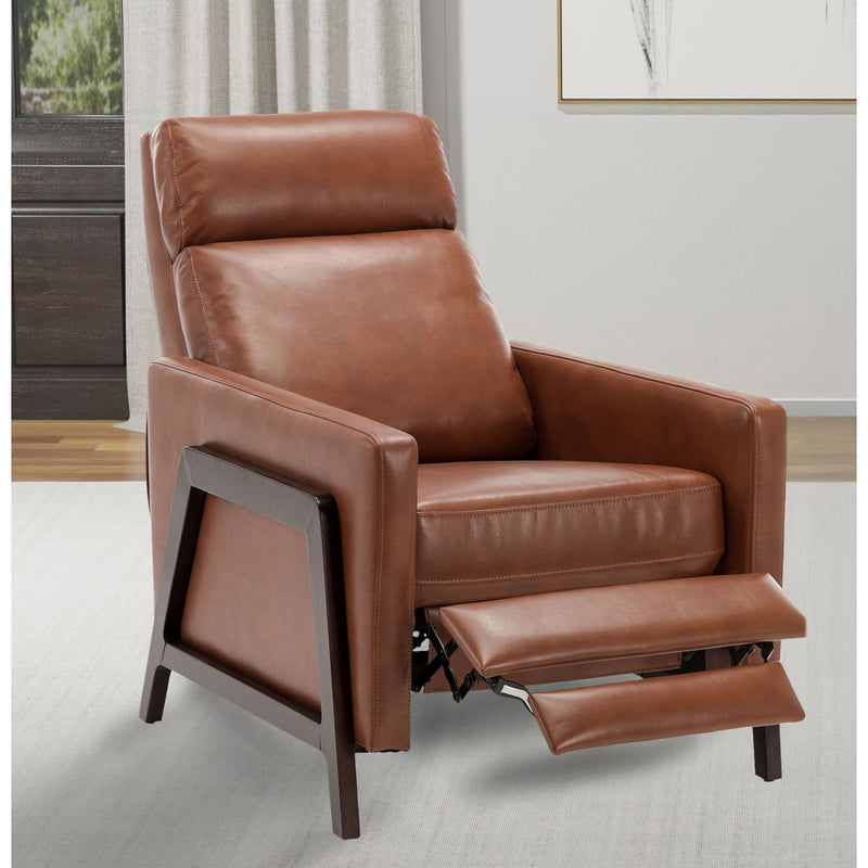 Madeline - Push Back Recliner - Caramel - R&R Furniture Gallery (Fountain Valley, CA)