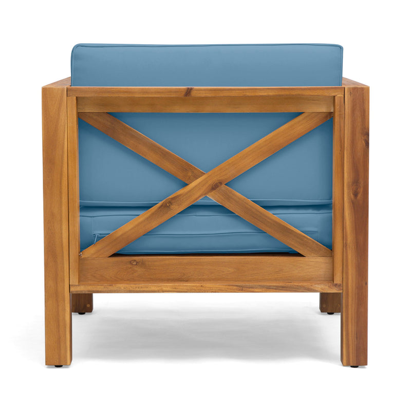 Brava - Mid - Century Modern Club Chair With Water Resistant Cushions - R&R Furniture Gallery (Fountain Valley, CA)