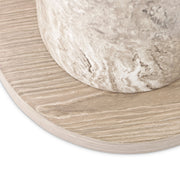Lotus Bay - Chairside Table - Sand - R&R Furniture Gallery (Fountain Valley, CA)