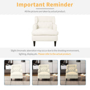 Upholstered Accent Chair Tufted Armchair For Living Room And Bedroom - R&R Furniture Gallery (Fountain Valley, CA)