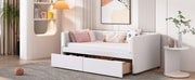 Upholstered Daybed With Ergonomic Design Backrest - R&R Furniture Gallery (Fountain Valley, CA)