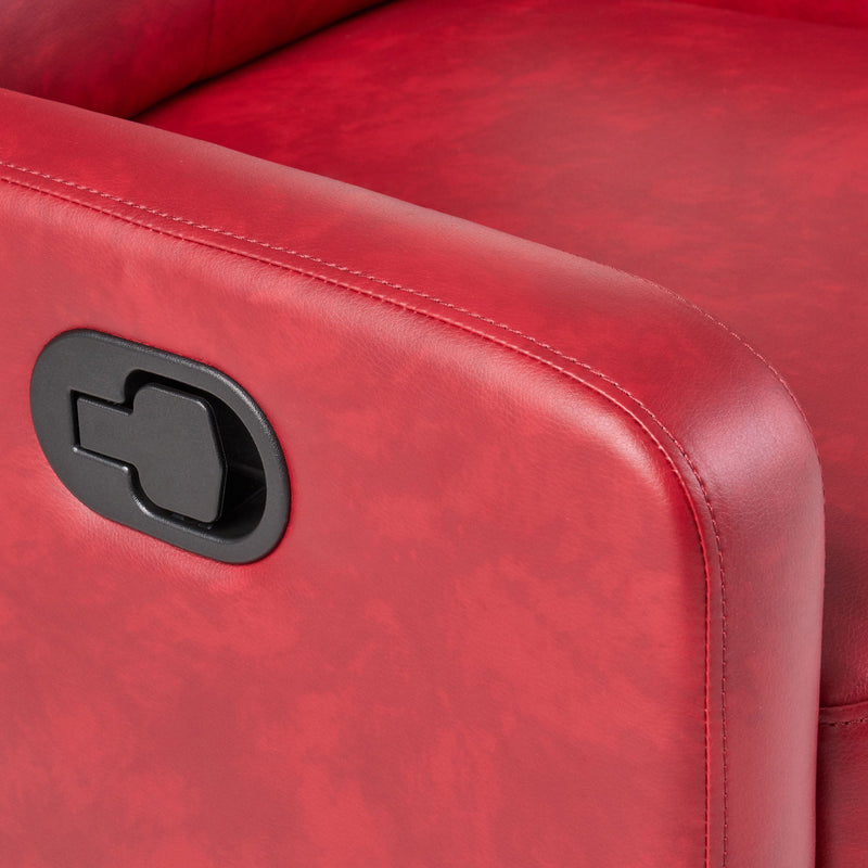 Contemporary Recliner Chair With Push Back Function - R&R Furniture Gallery (Fountain Valley, CA)