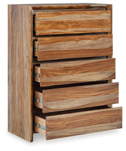 Dressonni - Five Drawer Chest - Brown - R&R Furniture Gallery (Fountain Valley, CA)