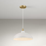 Astral - Single Light Pendant Lamp For Entrance Kitchen Island - Gold / White - R&R Furniture Gallery (Fountain Valley, CA)
