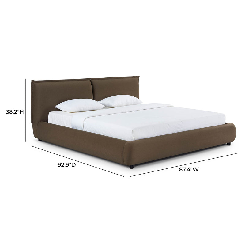 Mel - Faux Mohair Bed - R&R Furniture Gallery (Fountain Valley, CA)