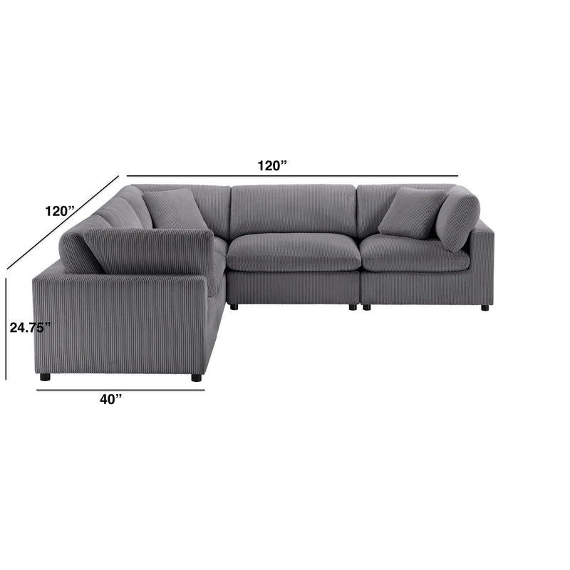 Chelsea - Modular 5 Piece Sectional - R&R Furniture Gallery (Fountain Valley, CA)