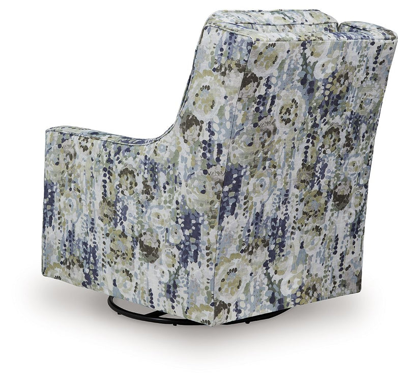 Dustinford - Swivel Glider Accent Chair - Multi - R&R Furniture Gallery (Fountain Valley, CA)