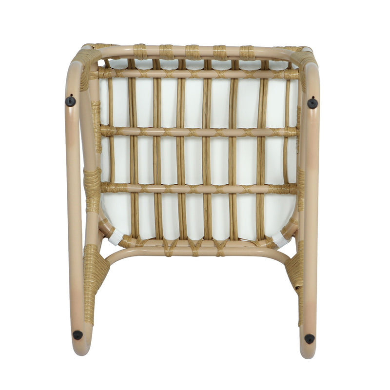 Outdoor Wicker Dining Chairs With Washable Cushion (Set of 2) - R&R Furniture Gallery (Fountain Valley, CA)