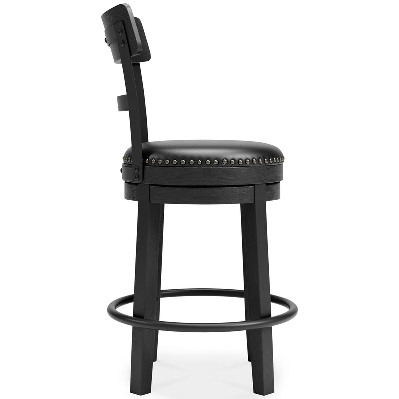 Valebeck - Full Back Swivel Stool - R&R Furniture Gallery (Fountain Valley, CA)