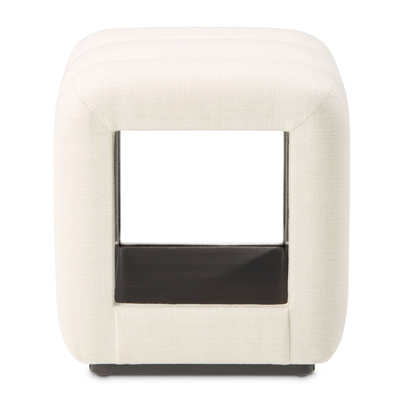 Belmont Place - Vanity Bench - Cream / Espresso - R&R Furniture Gallery (Fountain Valley, CA)