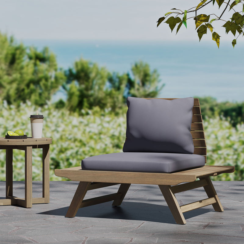 Sedona - Outdoor Club Chair With Slatted Design - R&R Furniture Gallery (Fountain Valley, CA)