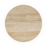 Idella - Travertine Round Table - R&R Furniture Gallery (Fountain Valley, CA)
