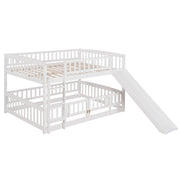 Low Bunk Bed With Slide, Fence And Ladder - R&R Furniture Gallery (Fountain Valley, CA)