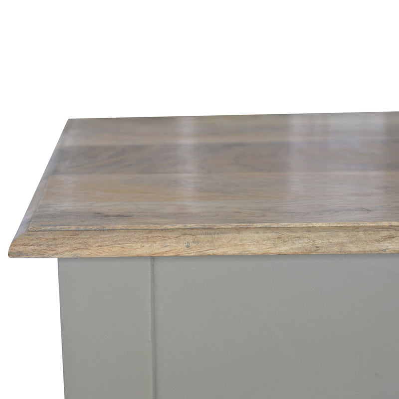 Hand Painted Writing Desk - Gray - R&R Furniture Gallery (Fountain Valley, CA)
