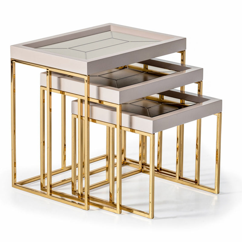 Carmela - Nesting Tables (Set of 3) - R&R Furniture Gallery (Fountain Valley, CA)