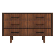 Logan - Dresser With 6 Drawers - Brown - R&R Furniture Gallery (Fountain Valley, CA)