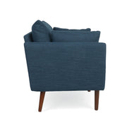 Luminate - Upholstered Fabric Club Chair With Tapered Legs And 2 Accent Pillows - R&R Furniture Gallery (Fountain Valley, CA)