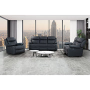 Blanche - Console Reclining Loveseat With LED Lights And Speakers - R&R Furniture Gallery (Fountain Valley, CA)