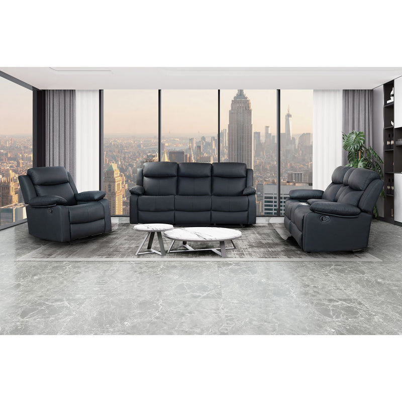 Blanche - Console Reclining Loveseat With LED Lights And Speakers - R&R Furniture Gallery (Fountain Valley, CA)