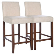 Dorian - Counter Chair (Set of 2) - Beige - R&R Furniture Gallery (Fountain Valley, CA)